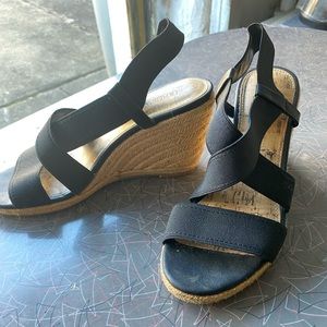 Black and Tan Wedges